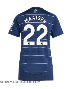 Aston Villa Ian Maatsen #22 Maglia Gara Terza Repliche 2024-25 Donna Maniche Corte